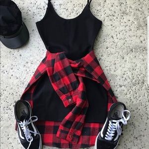 💕 casual black mini dress 💕